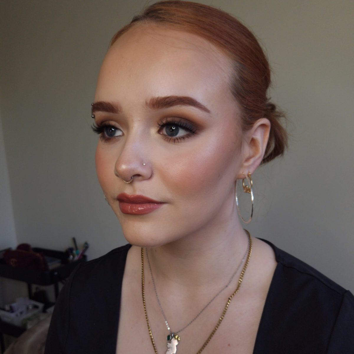 Makeup look by Pippa, mobile makeup artist Fermanagh